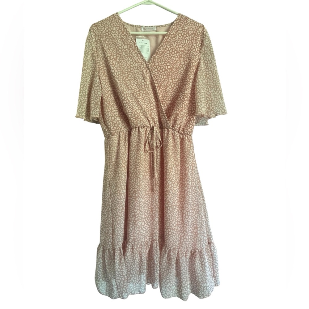 NWT Women’s Pink and White Kirundo Dress in Size Large - Picture 4 of 12